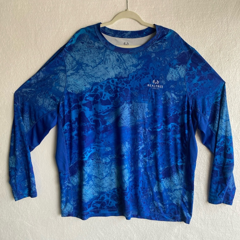 Realtree Blue Fishing Shirt